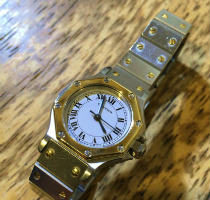 CARTIER カルティエ サントス オクタゴン 自動巻き腕時計修理