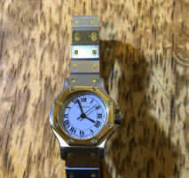 CARTIERカルティエサントス オクタゴン自動巻き腕時計修理