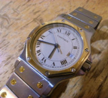 Cartierカルティエ サントスオクタゴンブレス修理オーバーホール