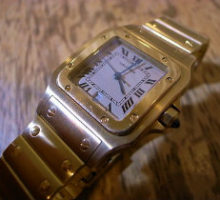 Cartierカルティエサントスガルベクオーツ腕時計オーバーホール