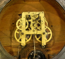 INGRAHAM イングラハム 四つ丸(ダルマ)掛時計修理