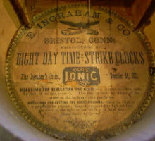 E.Ingrahamイングラハム四つ丸掛時計修理