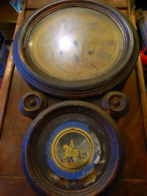 E.Ingrahamイングラハム四つ丸掛時計修理