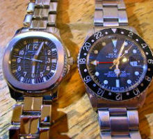 PATEKPHILIPPEAquanautROLEXGMT