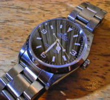ROLEXロレックスエクスプローラーI自動巻腕時計オーバーホール