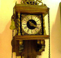 WUBAWARMINKワルミンク錘式掛時計修理