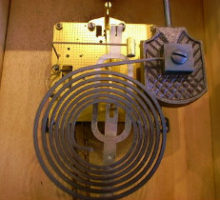 ドイツBaduf錘式掛時計修理