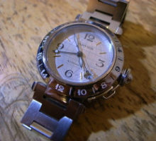 Cartier カルティエ パシャC GMT 腕時計 修理