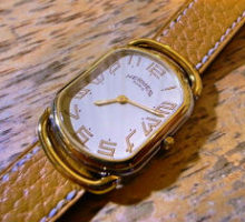 HERMESエルメスラリークオーツ腕時計修理